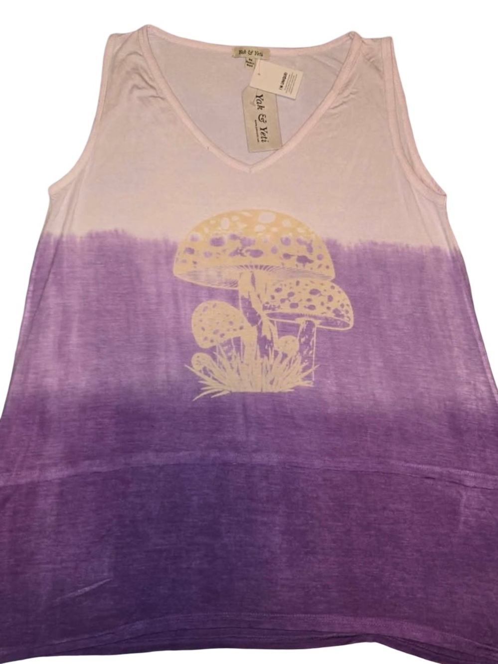 Yak & Yeti Sleeveless Ombré Tank Top/Tunic, Size Medium NWT